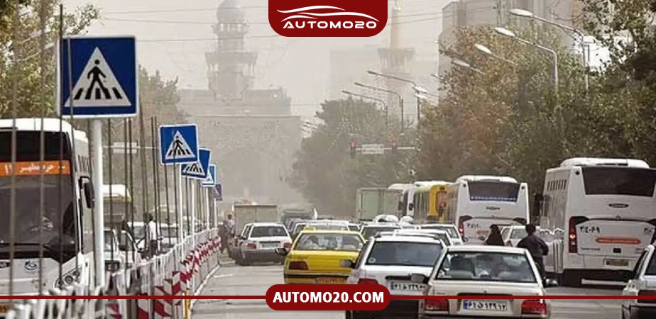 میزان آلایندگی خودروها