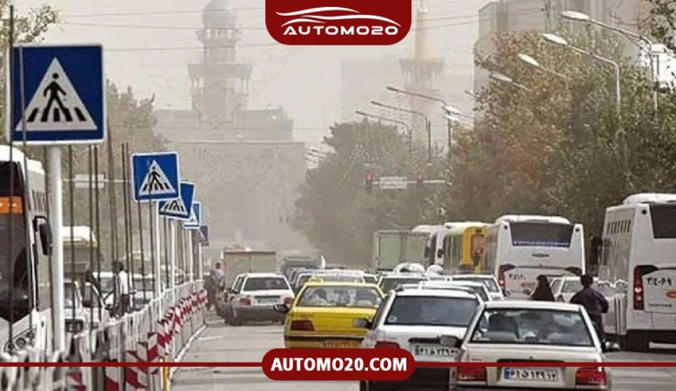 میزان آلایندگی خودروها